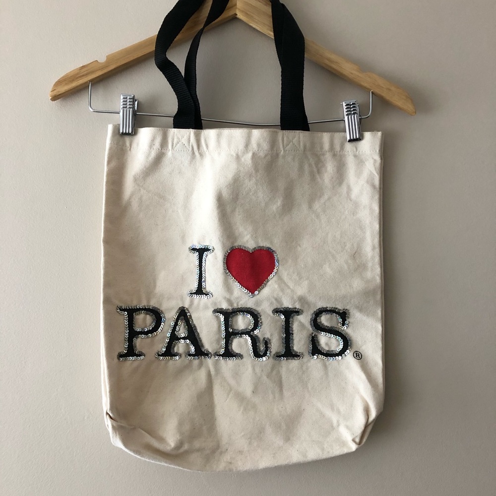 💕🛍 Galleries Lafayette I❤️Paris tote bag